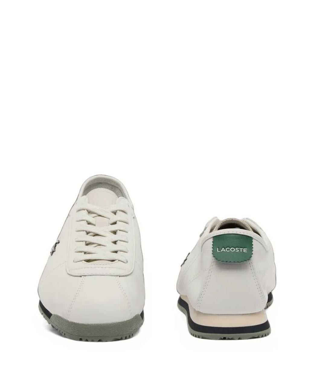 Lacoste White Club-Low Leather Sneakers for men