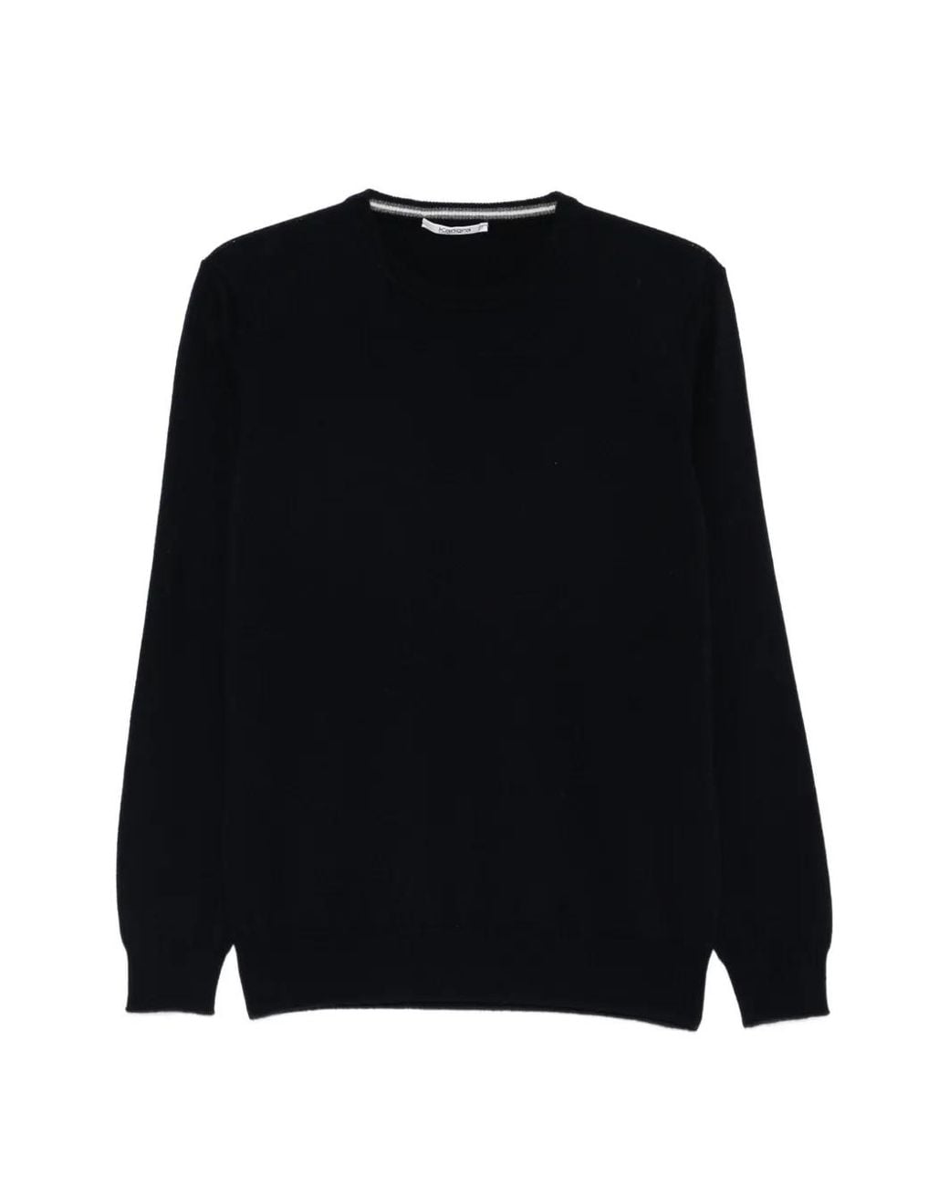 Kangra Black Crew-Neck Sweater for men