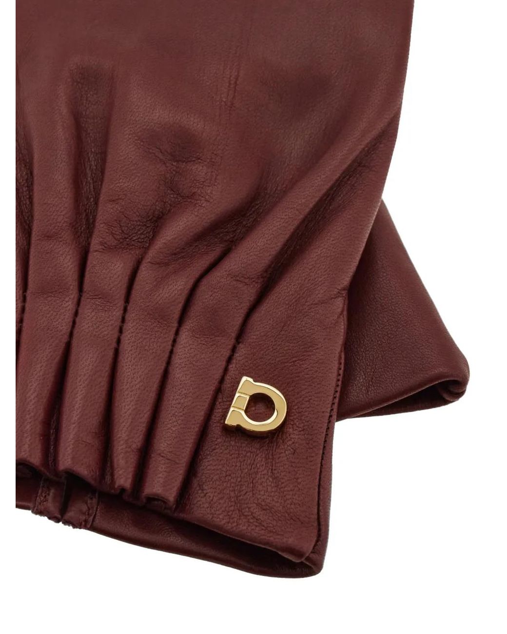 Ferragamo Brown Gloves
