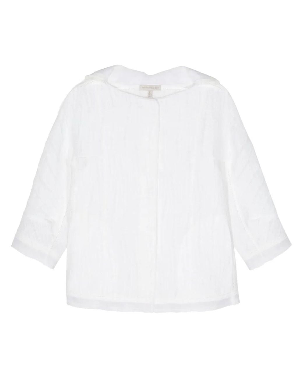 Shiatzy Chen White Jacquard Silk Jacket