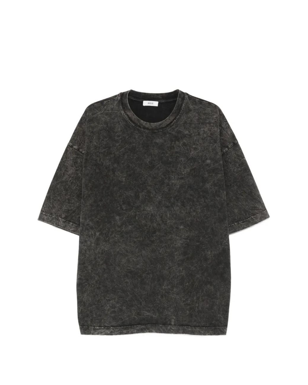 Agolde Black Portman Short-Sleeve T-Shirt for men