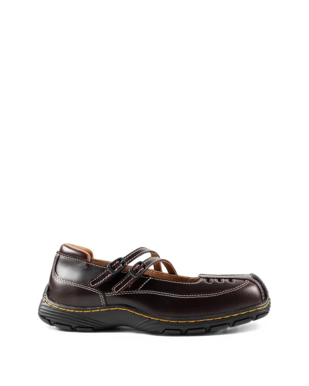 Dr. Martens Black Aurix Buckle-Fastening Ballet Falts