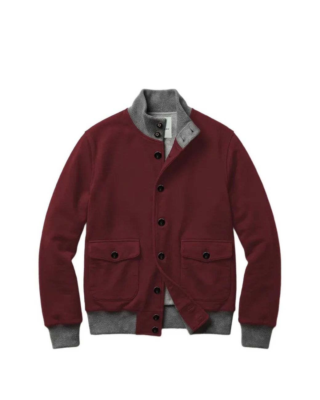 Onar Button-Up Bomberjack in het Red voor heren