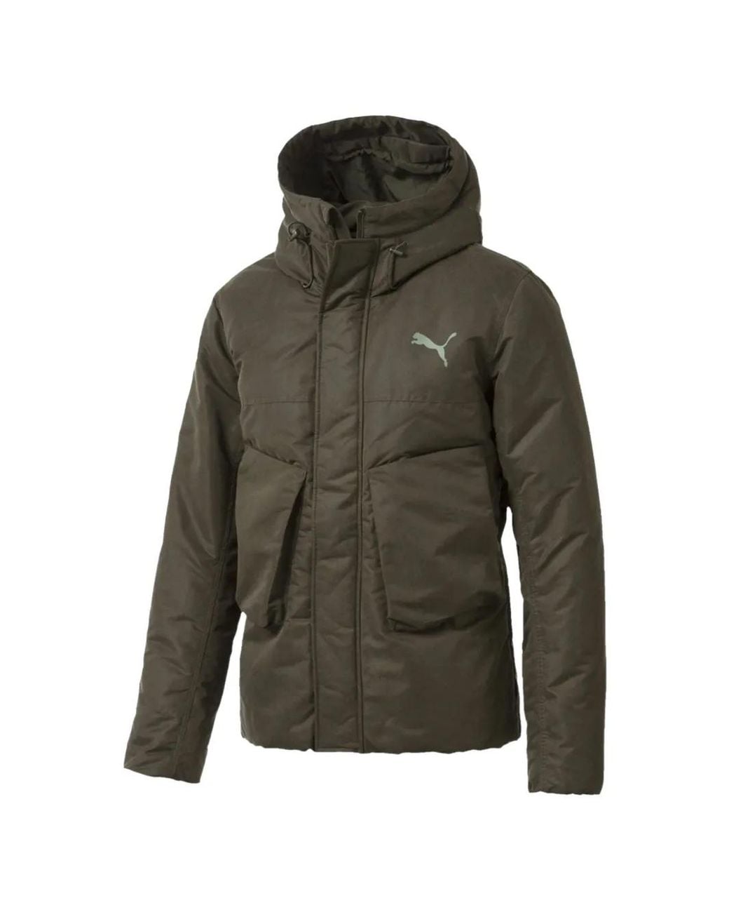 PUMA Green Streetstyle 480 Tonal Logo Jacket for men
