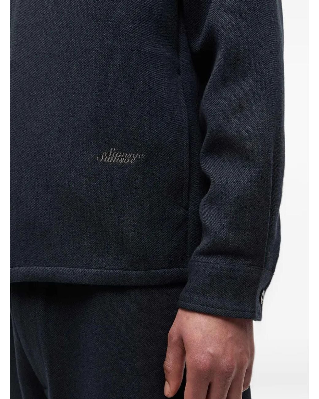 Samsøe & Samsøe Gray Sadamon Gt Zip-Up Jacket for men