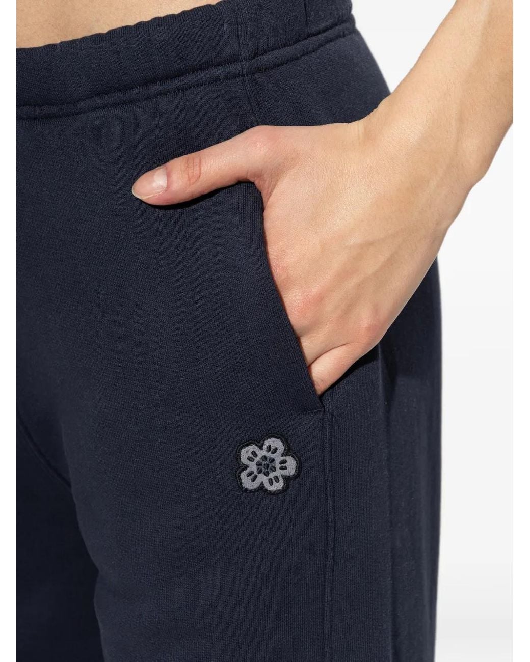 Pantalones Boke Flower Con Bolsillo De Parche KENZO de color Blue