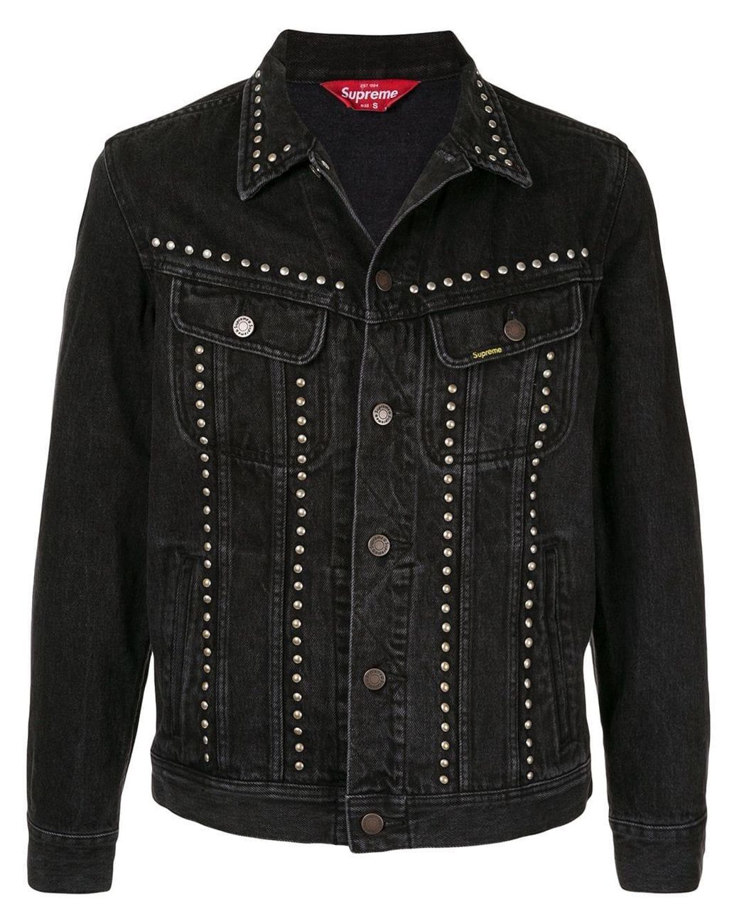 17SS studded denim jacket