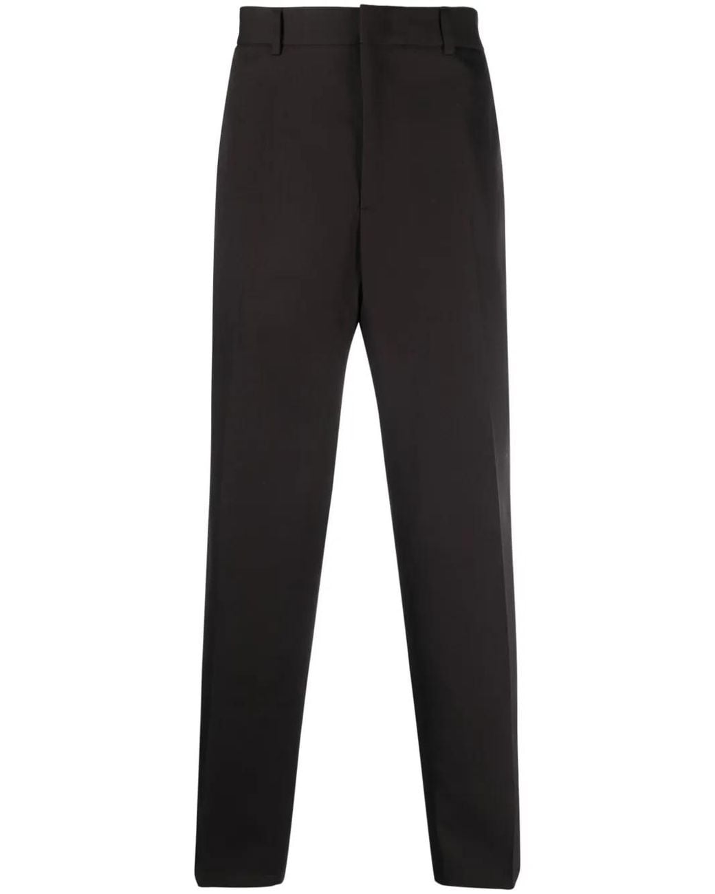 Jil Sander Black Tapered-Leg Tailored Trousers for men