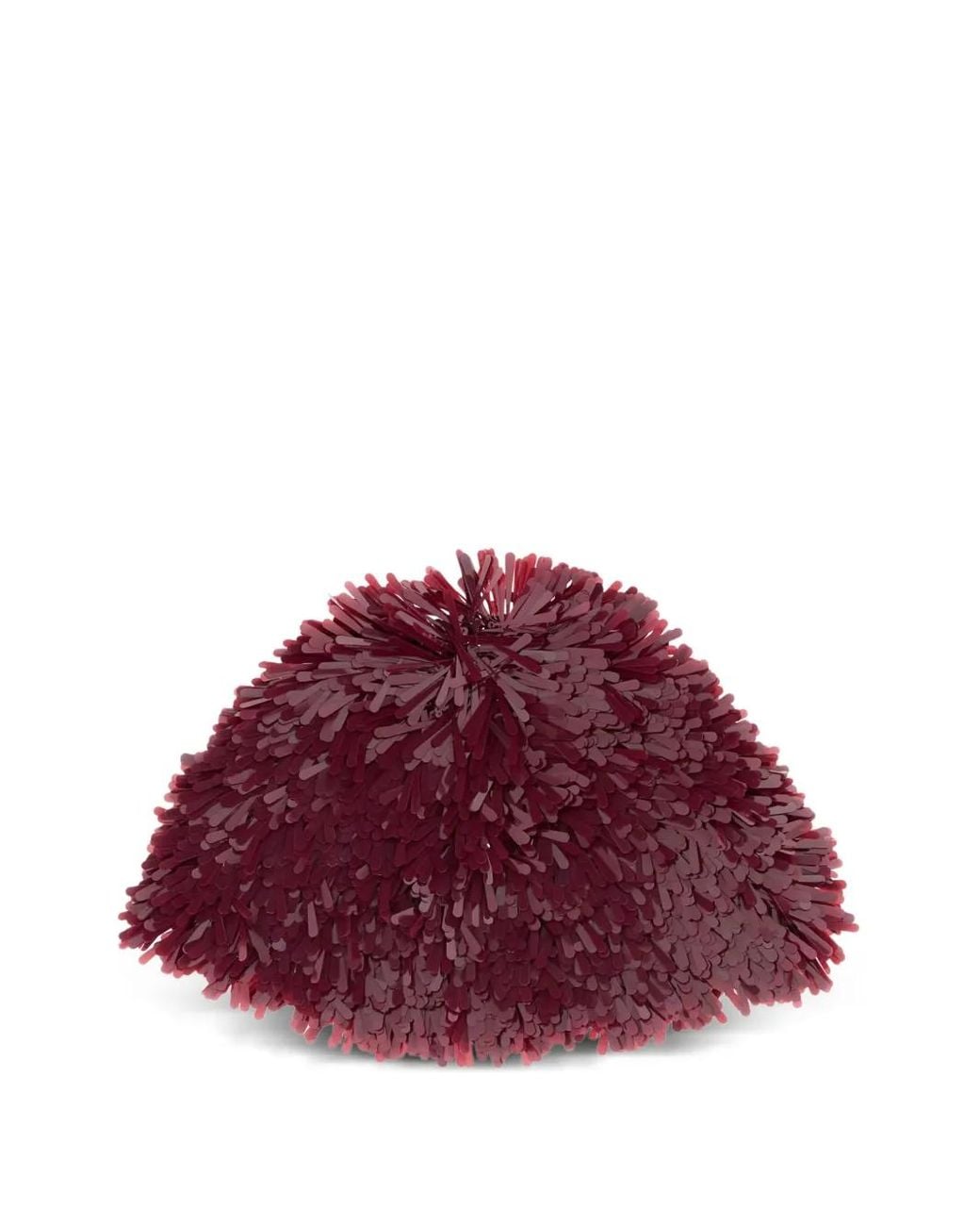 Gorro Con Lentejuelas Y Flecos Alanui de color Red