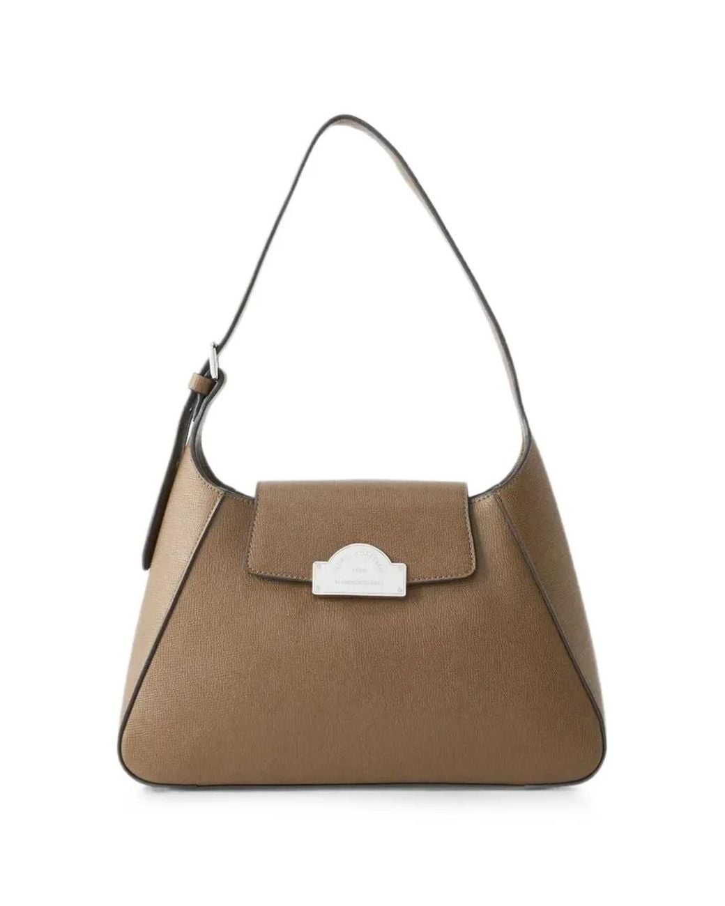 Karl Lagerfeld Natural Rue St-Guillaume Metal Shoulder Bag