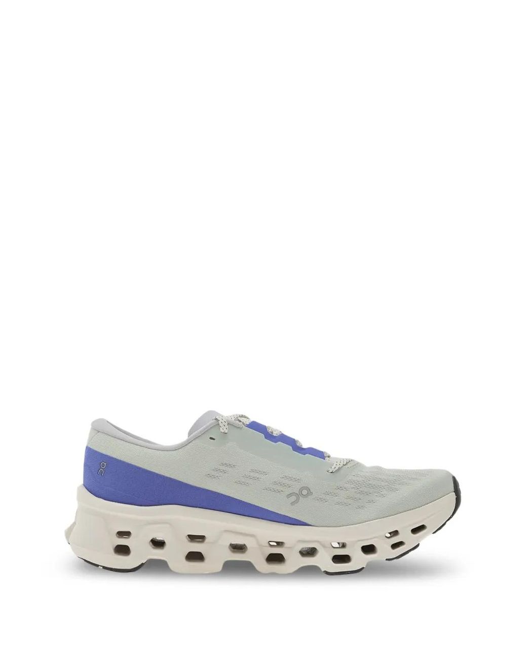On Shoes White Cloudmster 3 Logo Mesh Sneakers for men