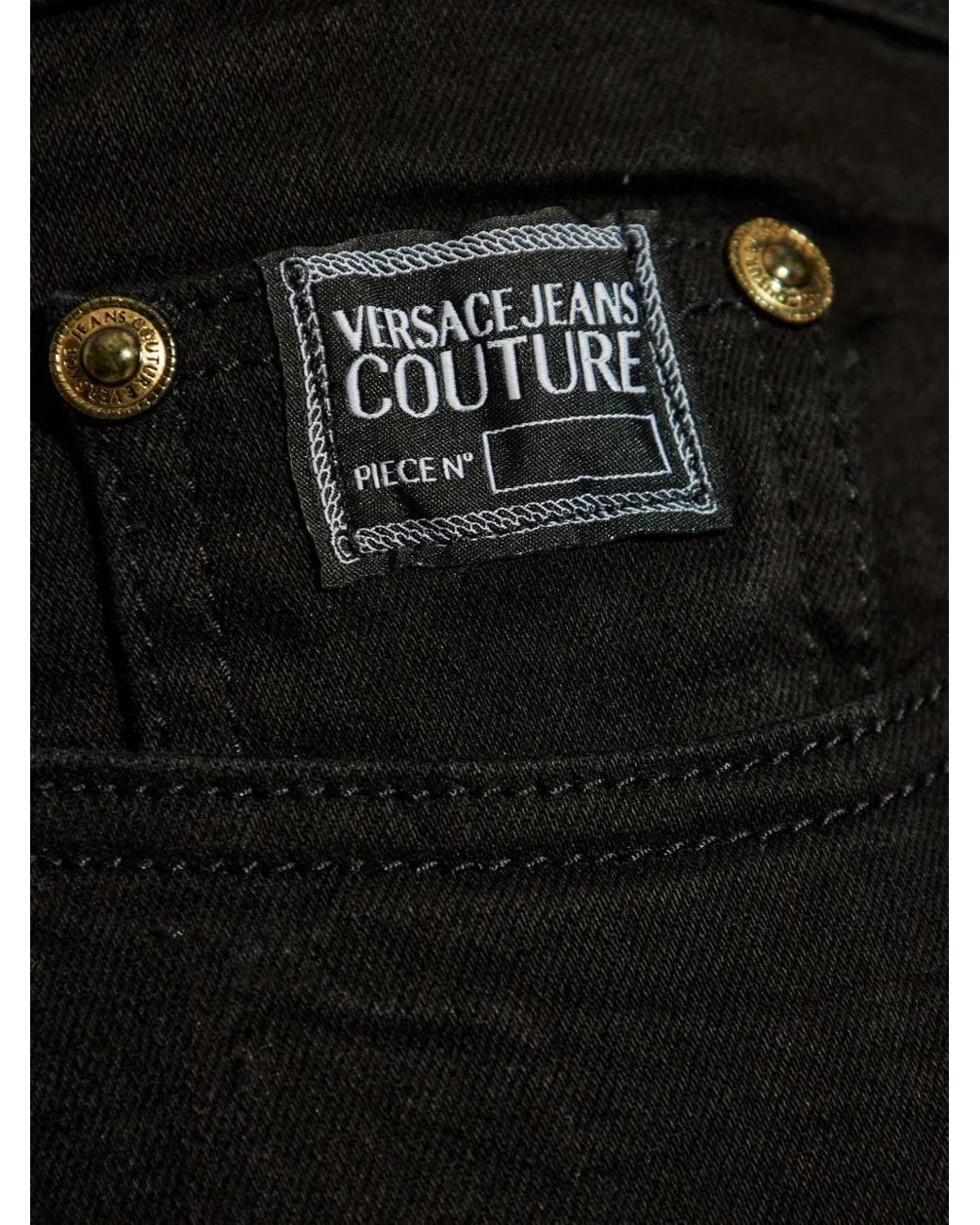 Versace Jeans Couture Black Straight-Leg Jeans for men