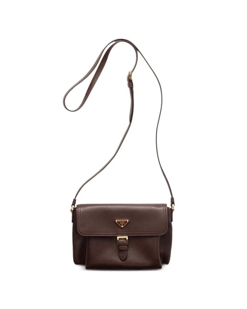 Prada White Nappa-Leather Smartphone Holder