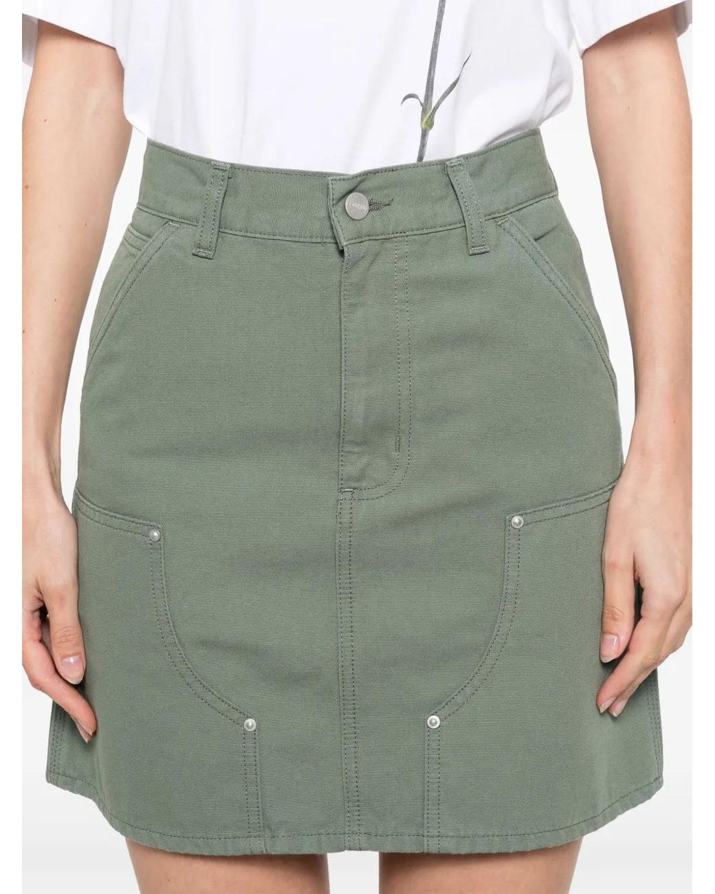 Carhartt Green Double Knee Mini Skirt