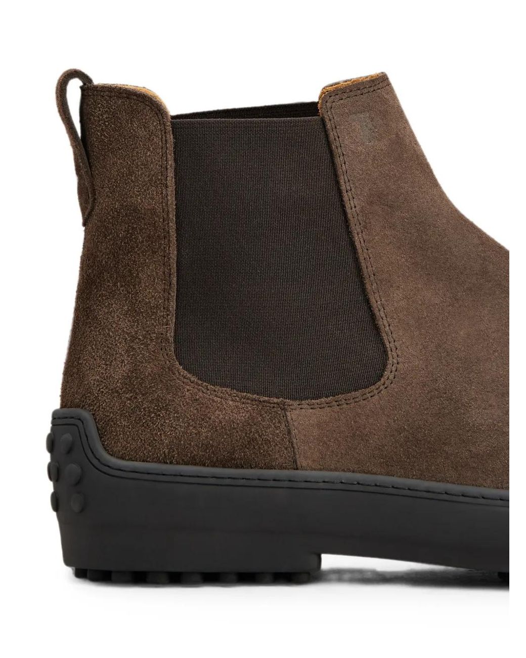 Tod's Brown Chelsea Ankle Boots for men