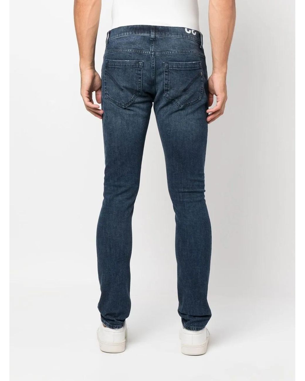 Dondup Blue Skinny-Cut Denim Jeans for men