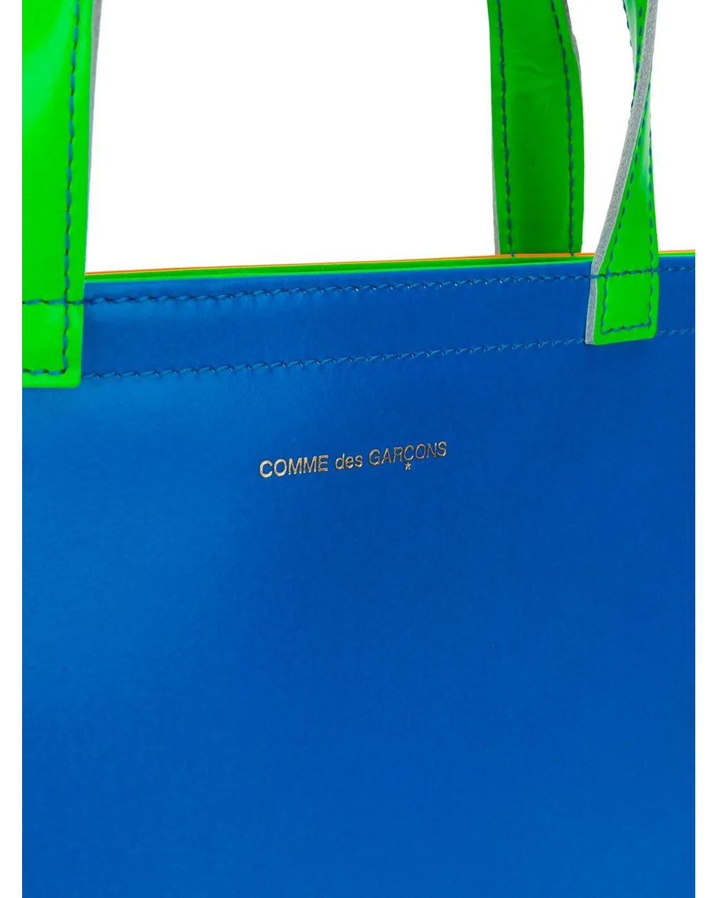 Borsa Tote Sottile di Comme des Garçons in Blue