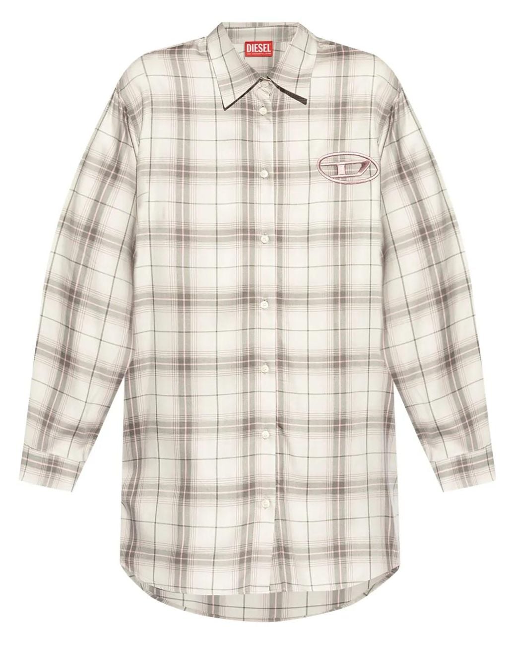 DIESEL Natural D-Dalis-Q1 Shirt Dress