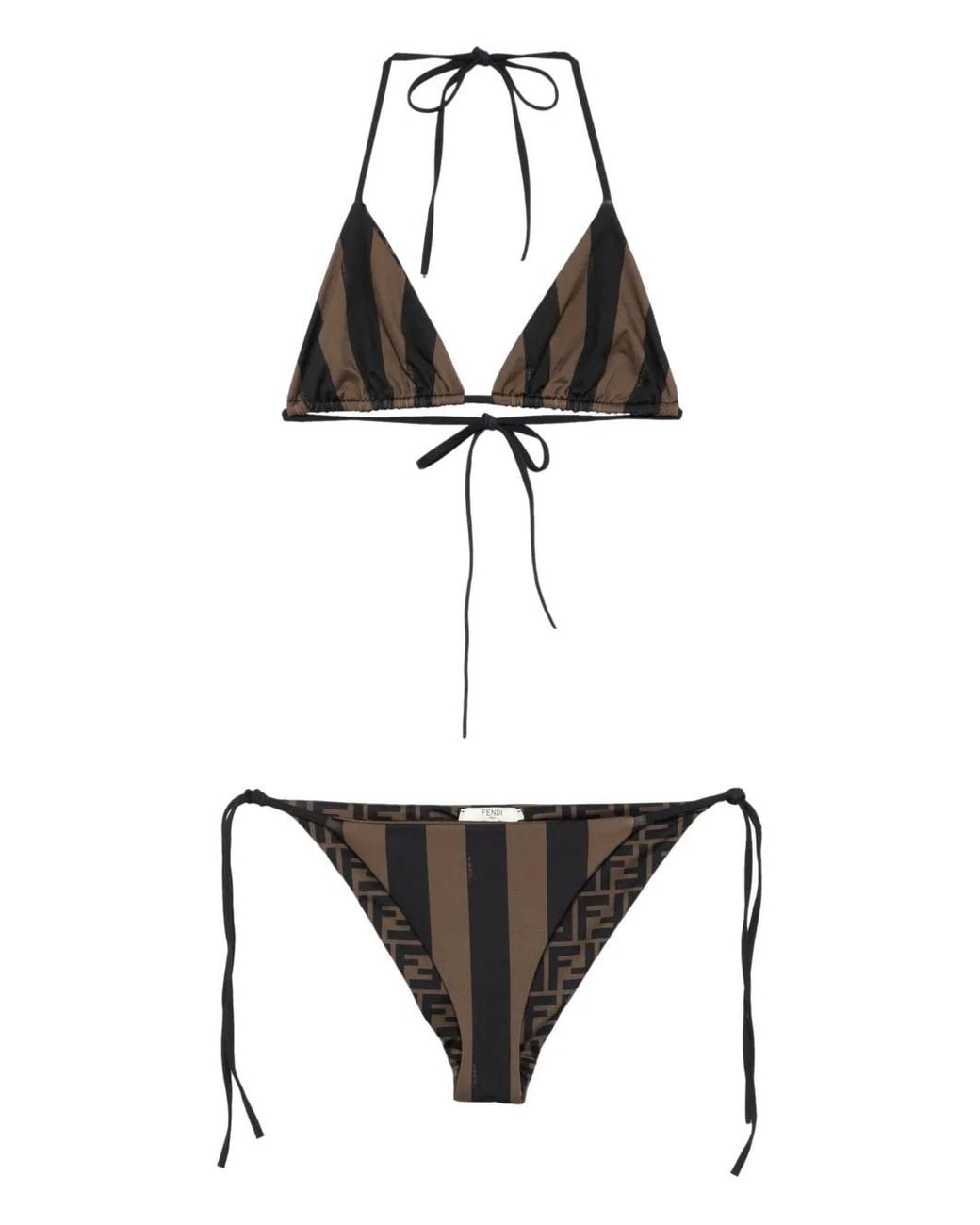 Fendi Brown Bikinis