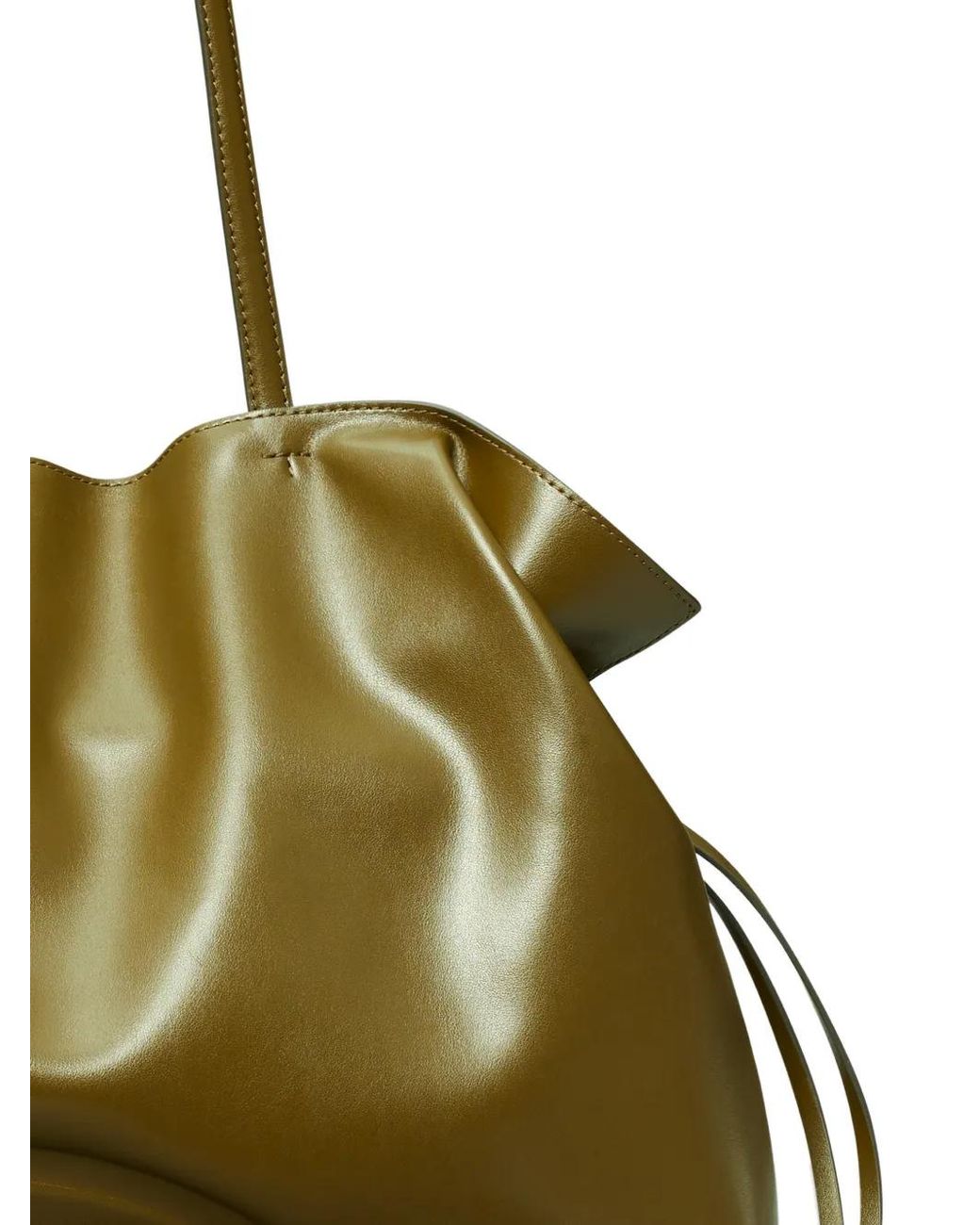 Tory Burch Green Ella Natuura Drawstring Tote