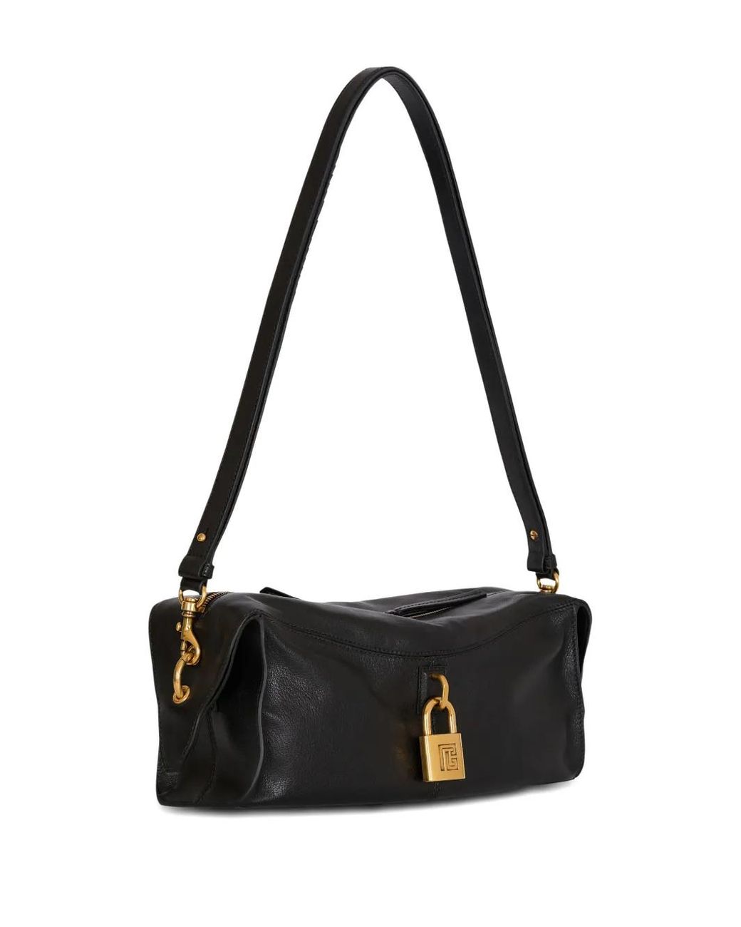 Borsa A Spalla Pulse Con Lucchetto di Balmain in Black da Uomo