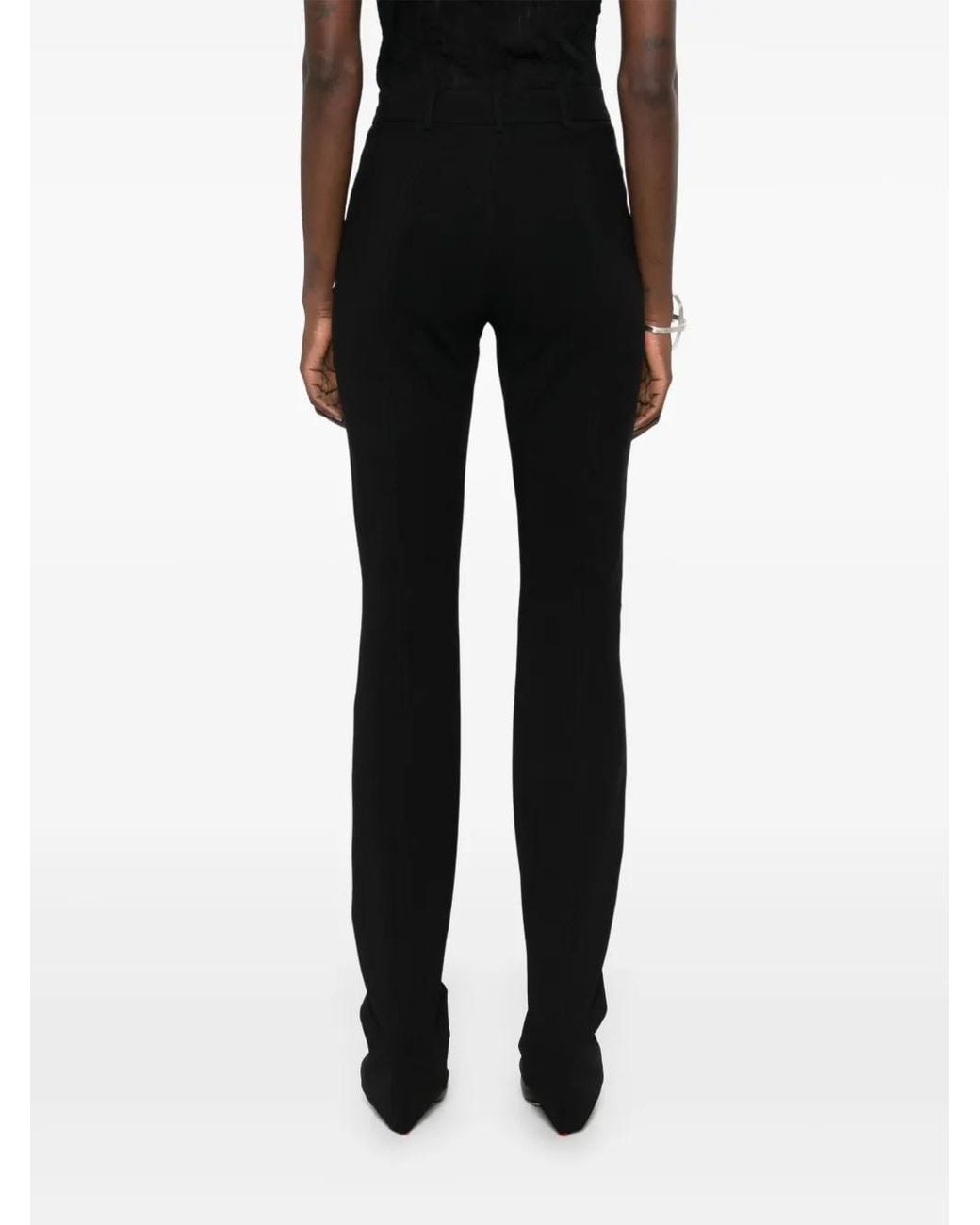 Sportmax Black Hose Trousers