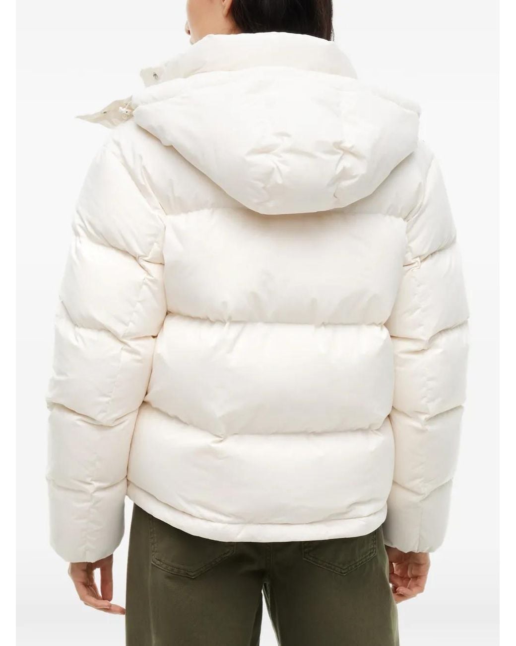 Tommy Hilfiger White Alaska Hooded Puffer Jacket