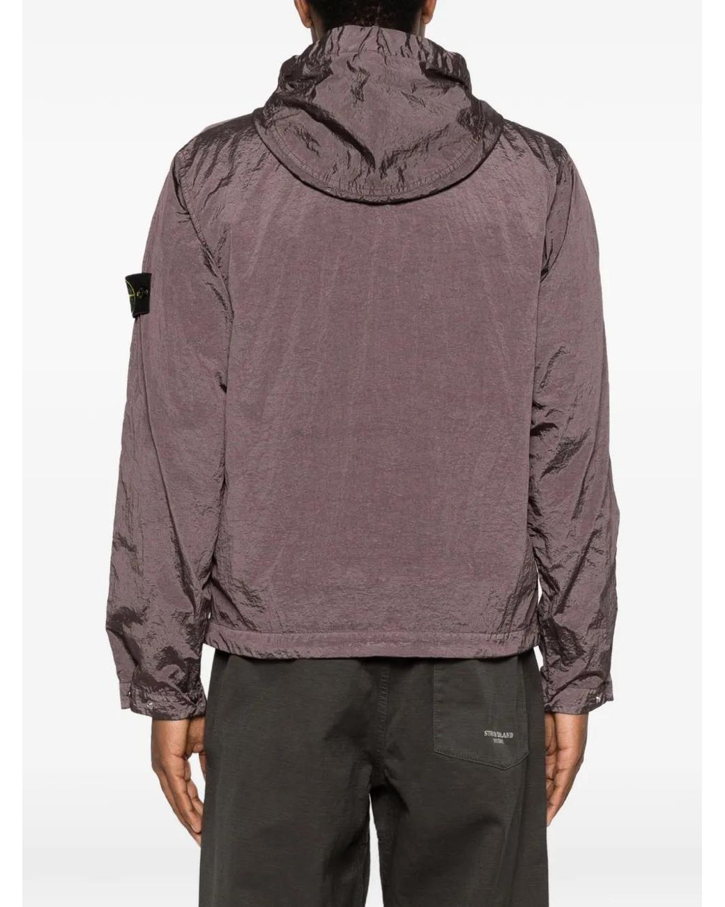 Stone Island Purple 4100119 Nylon Metal Watro-Tc for men