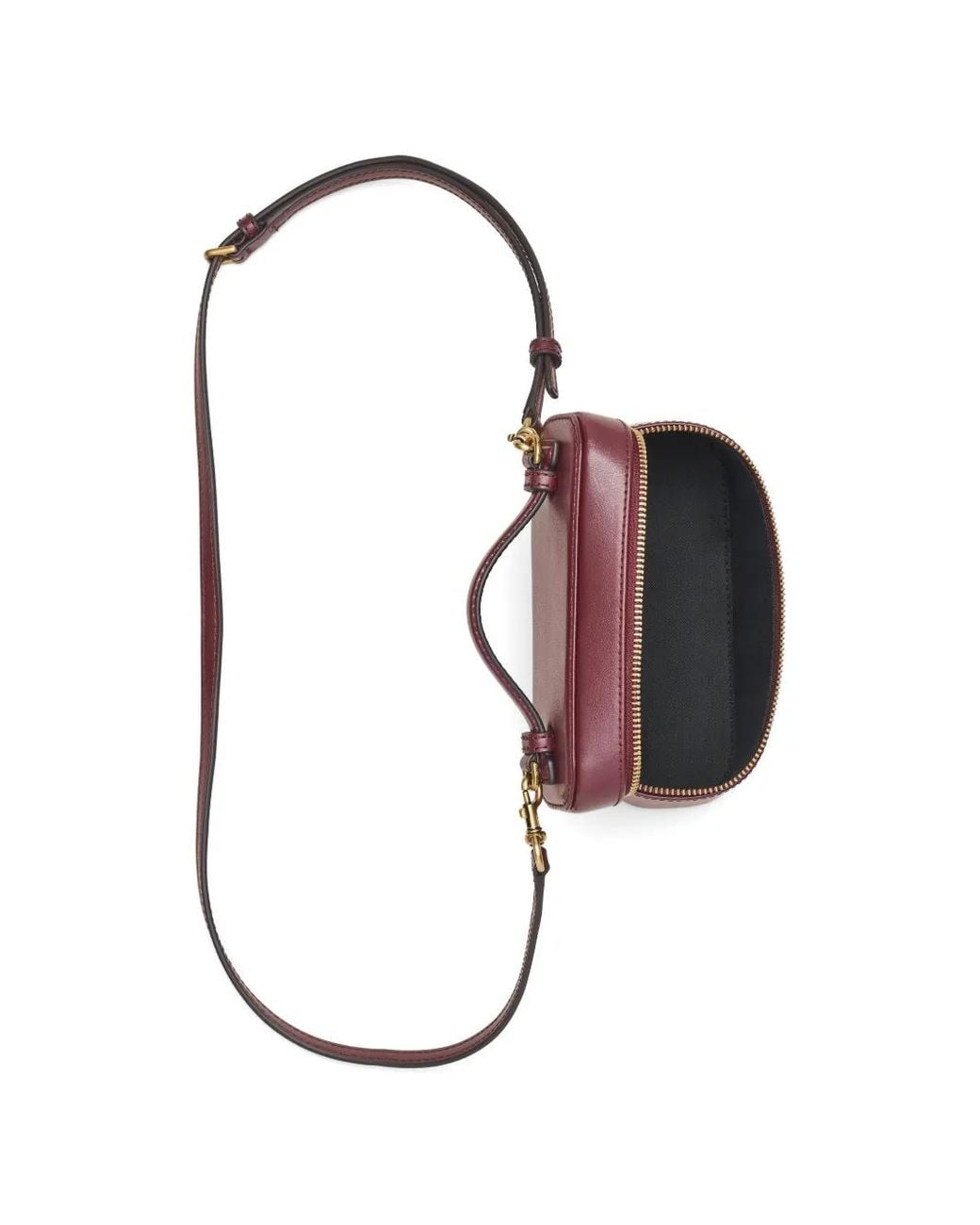 Marc Jacobs Purple Leather Vanity Bag