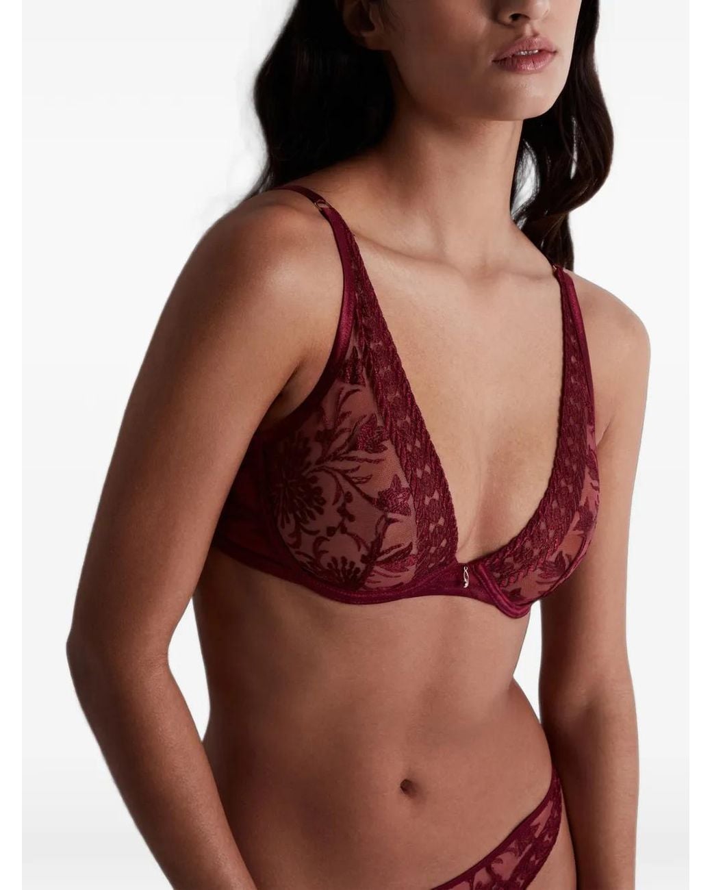 Aubade Magnetic Spell Embroidered Triangle Bra