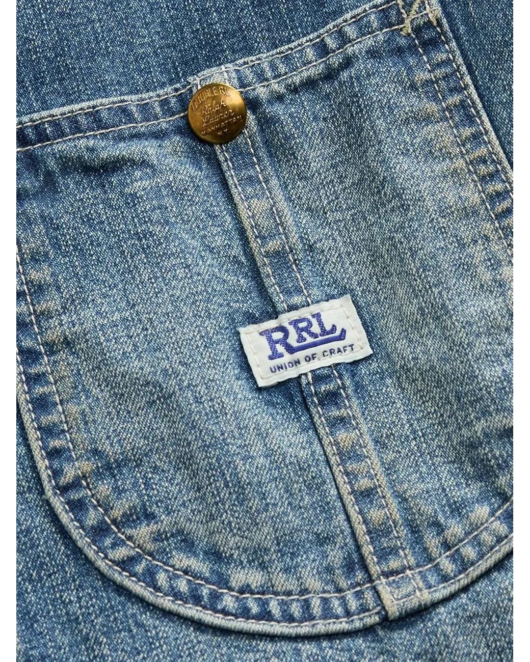 RRL Blue Denim Jacket for men