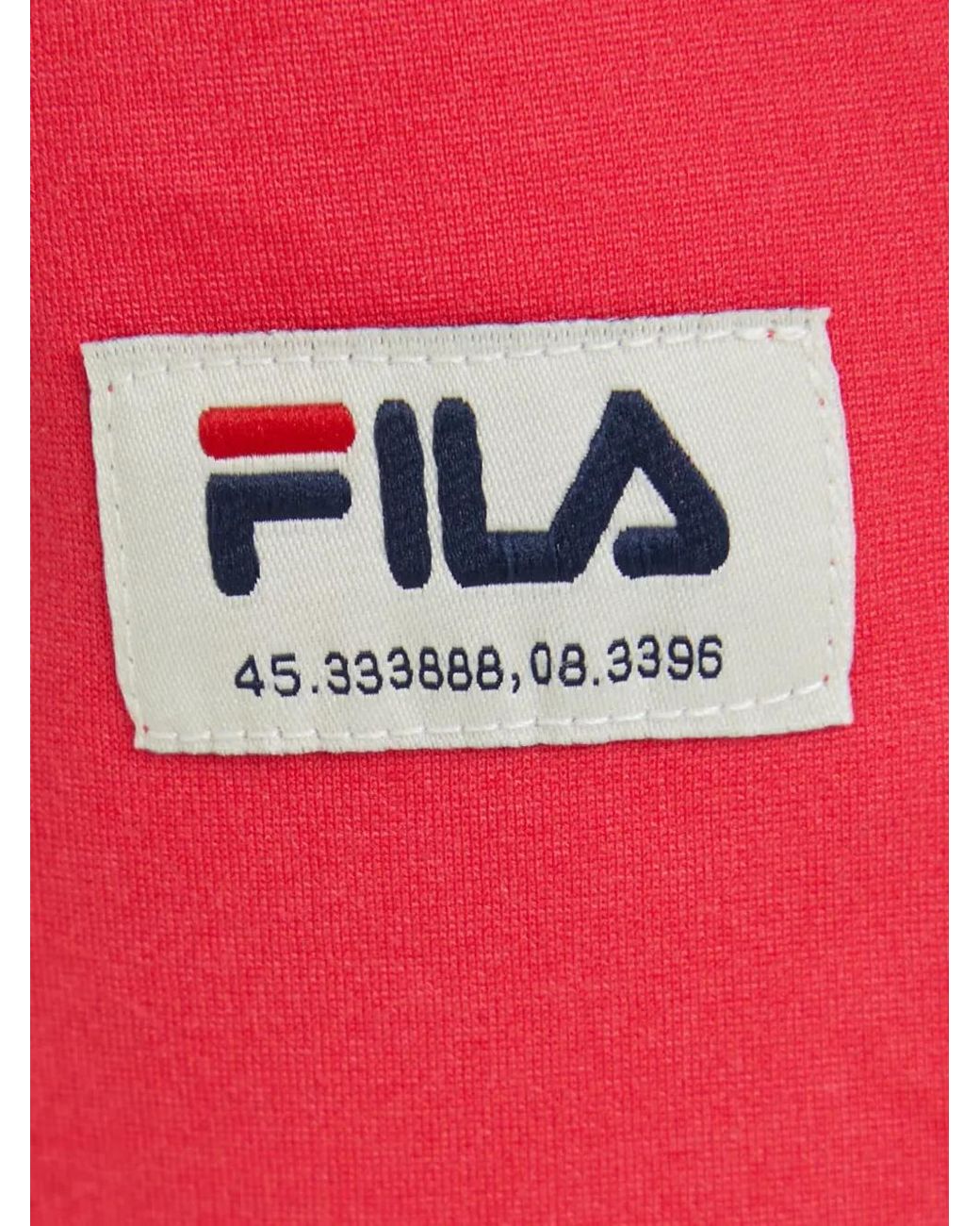 Fila Trainingsbroek Met Logopatch in het Red