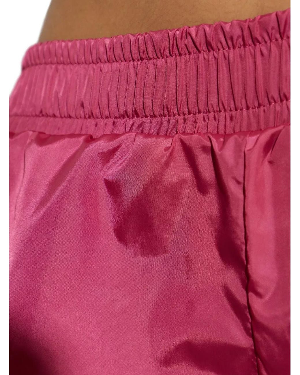 Moschino Pink Active Layered Performance Shorts