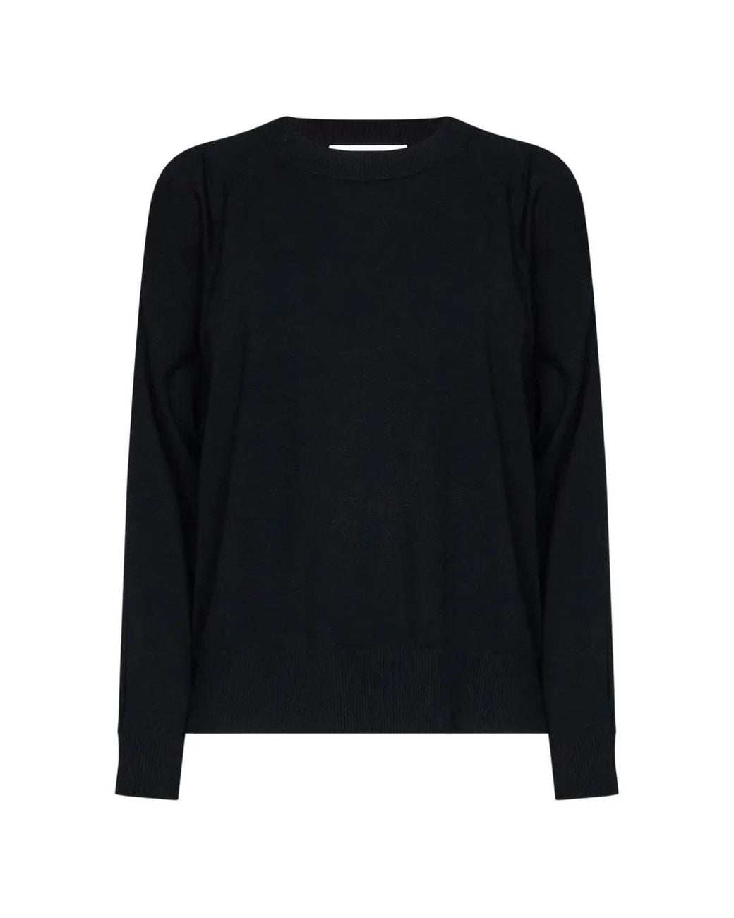 Kaos Black Crew-Neck Long-Sleeve Sweater