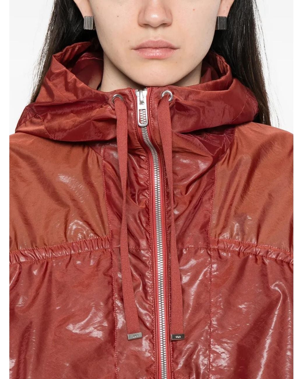DUNO Red Karta Hooded Zip Jacket