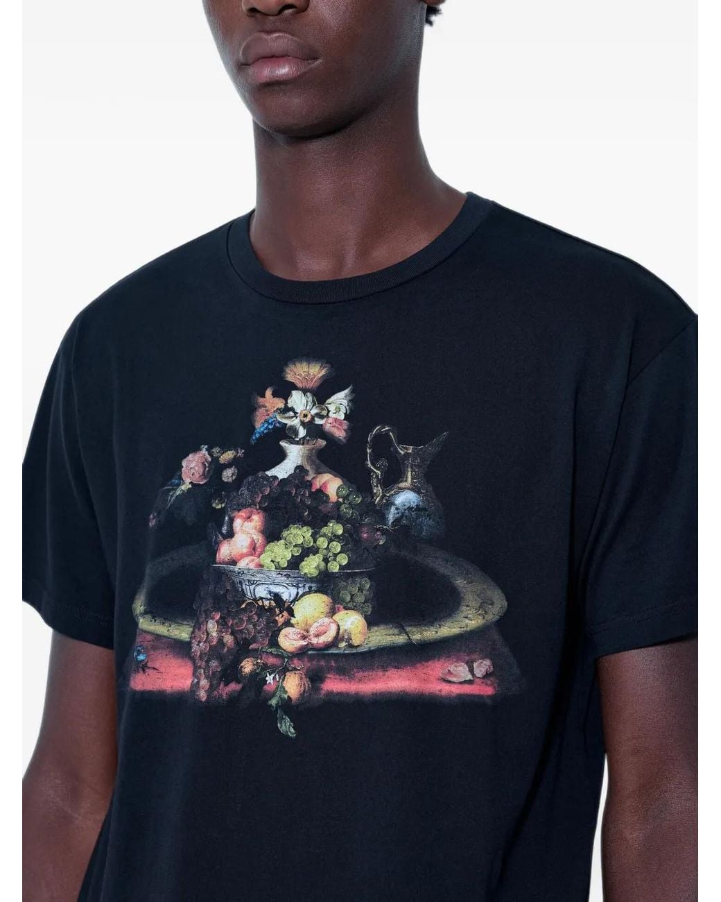 Vivienne Westwood Blue Still Life Orb T-Shirt for men