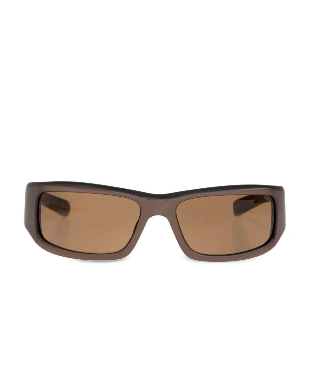 Jacquemus Brown Rectangle-Frame Sunglasses