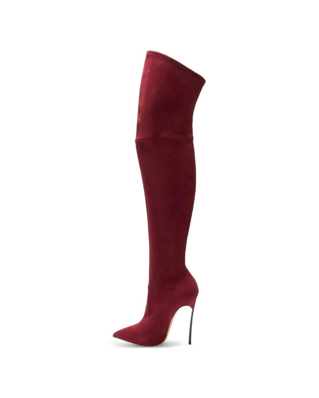 Casadei Red Blade Over-The-Knee Boots