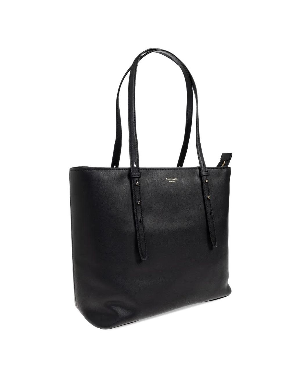 Kate Spade Black Do It All Studded Leather Tote Bag