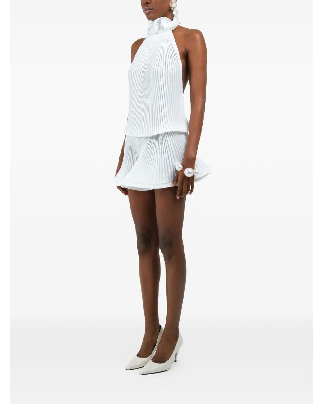knee length dresses for ladies Ivory Turtleneck Sweater Dress main image 0