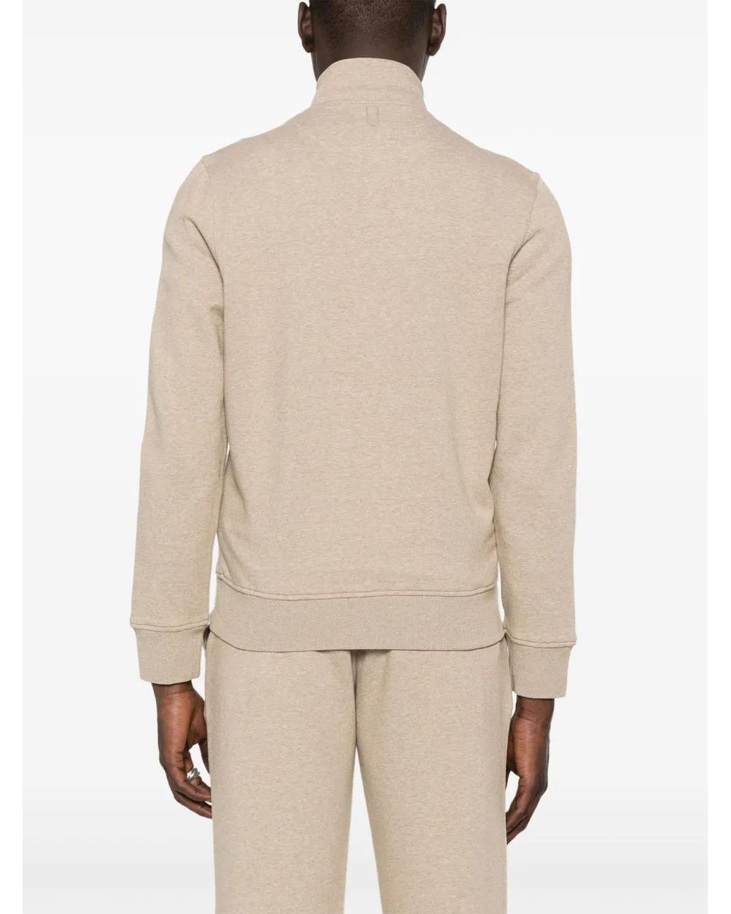 Canali Natural Mélange-Effect Sweatshirt for men