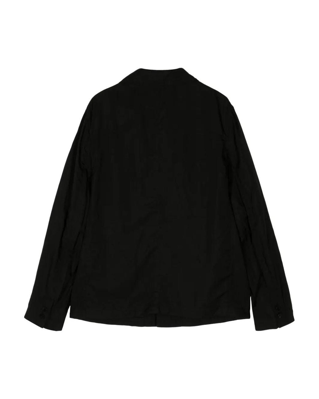 Forme D'expression Black Button-Up Shirt Jacket for men