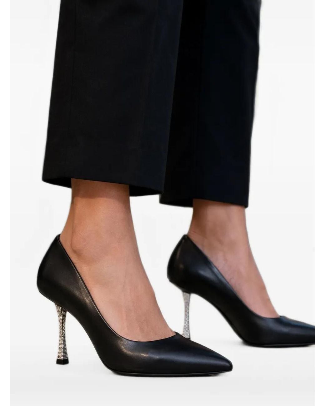 Kat Maconie Black Mason Pointed-Toe Pumps