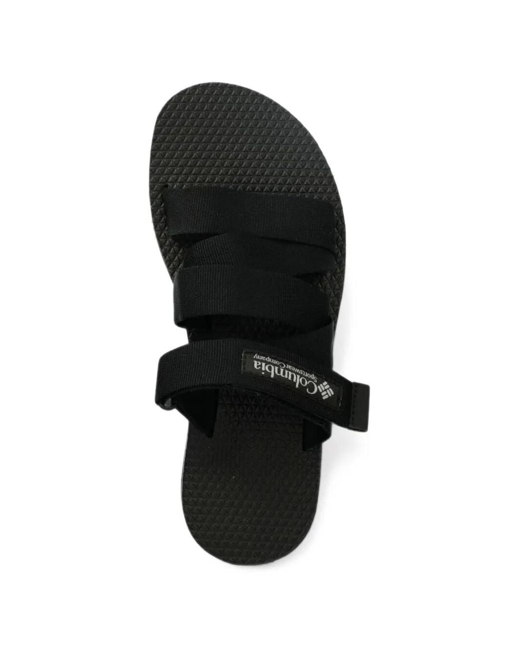 Columbia Black Alava Touch-Strap Slides