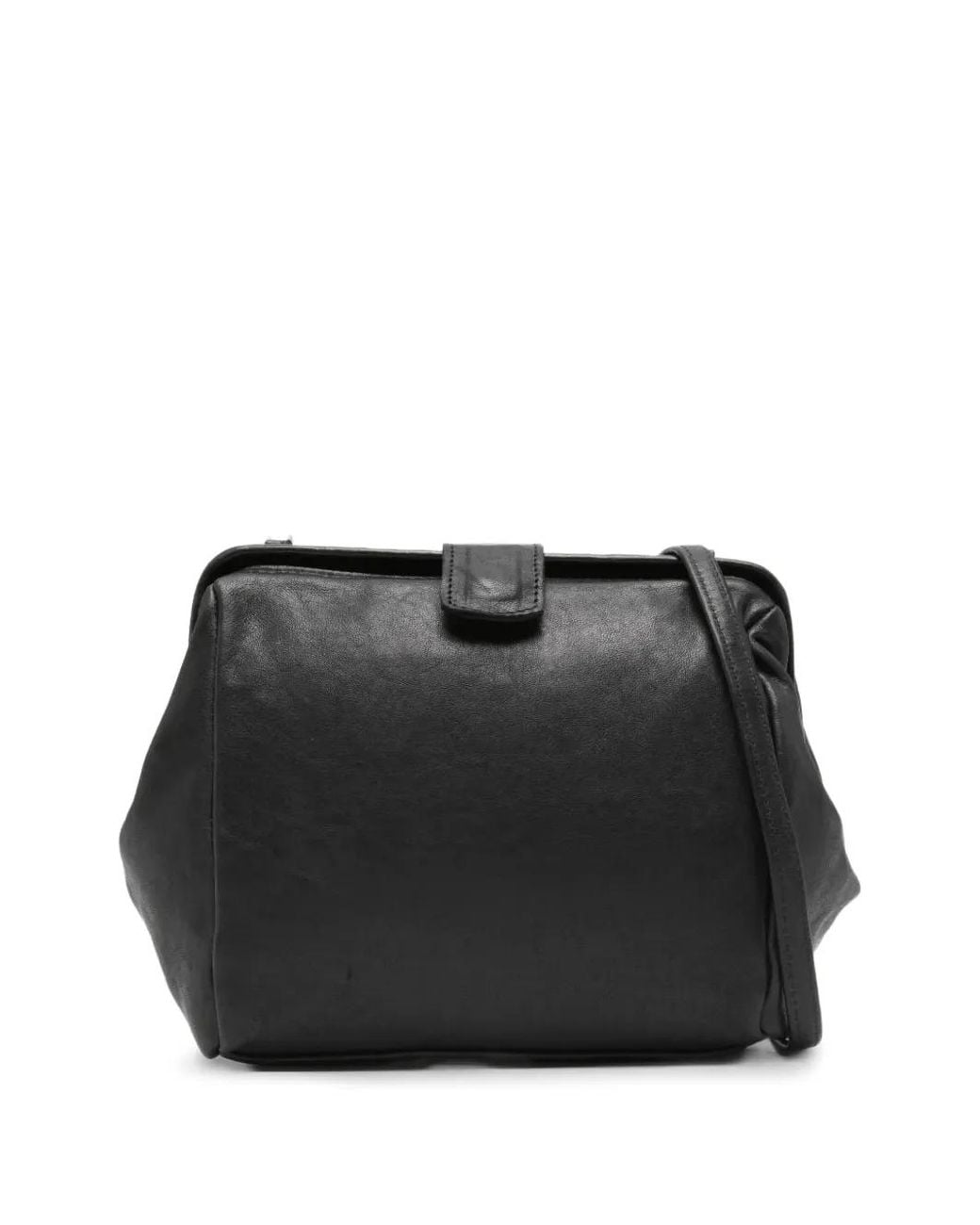 SOMMET Black Luma Leather Shoulder Bag