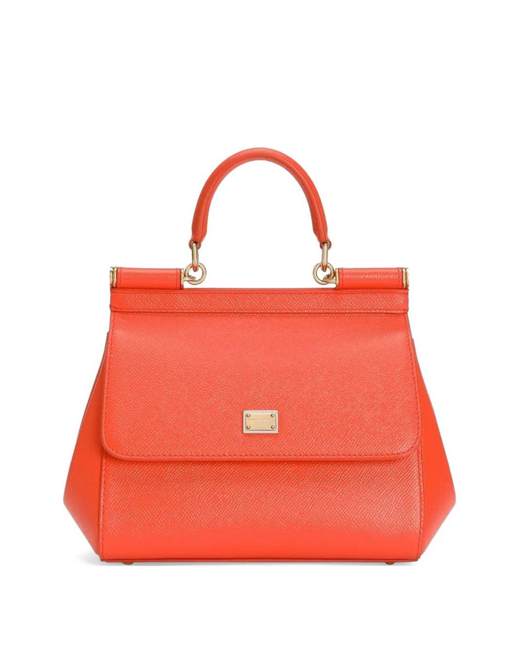 Dolce & Gabbana Red Small Sicily Handbag