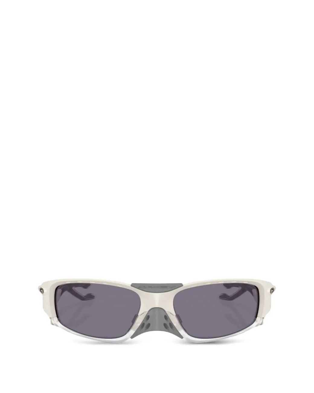 Oakley Gray Plantaris Sq Rectangle-Frame Sunglasses