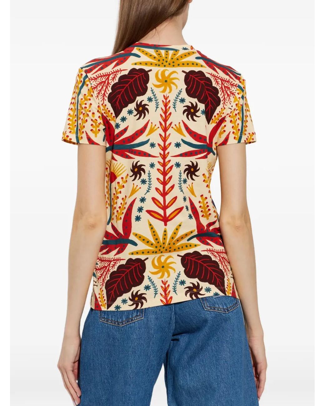 Etro White Patterned T-Shirt