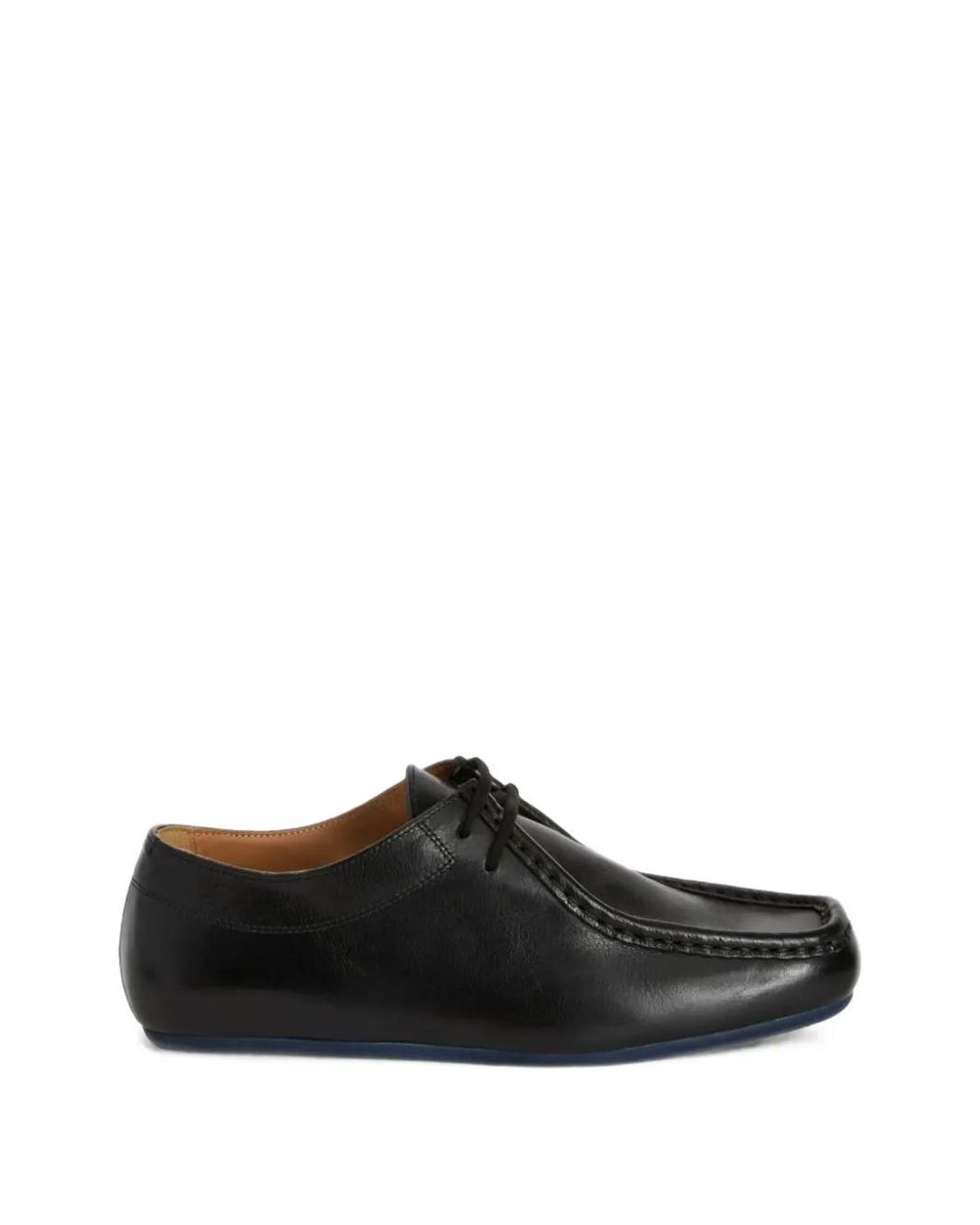 Jil Sander Black Hood Lace-Up Shoes