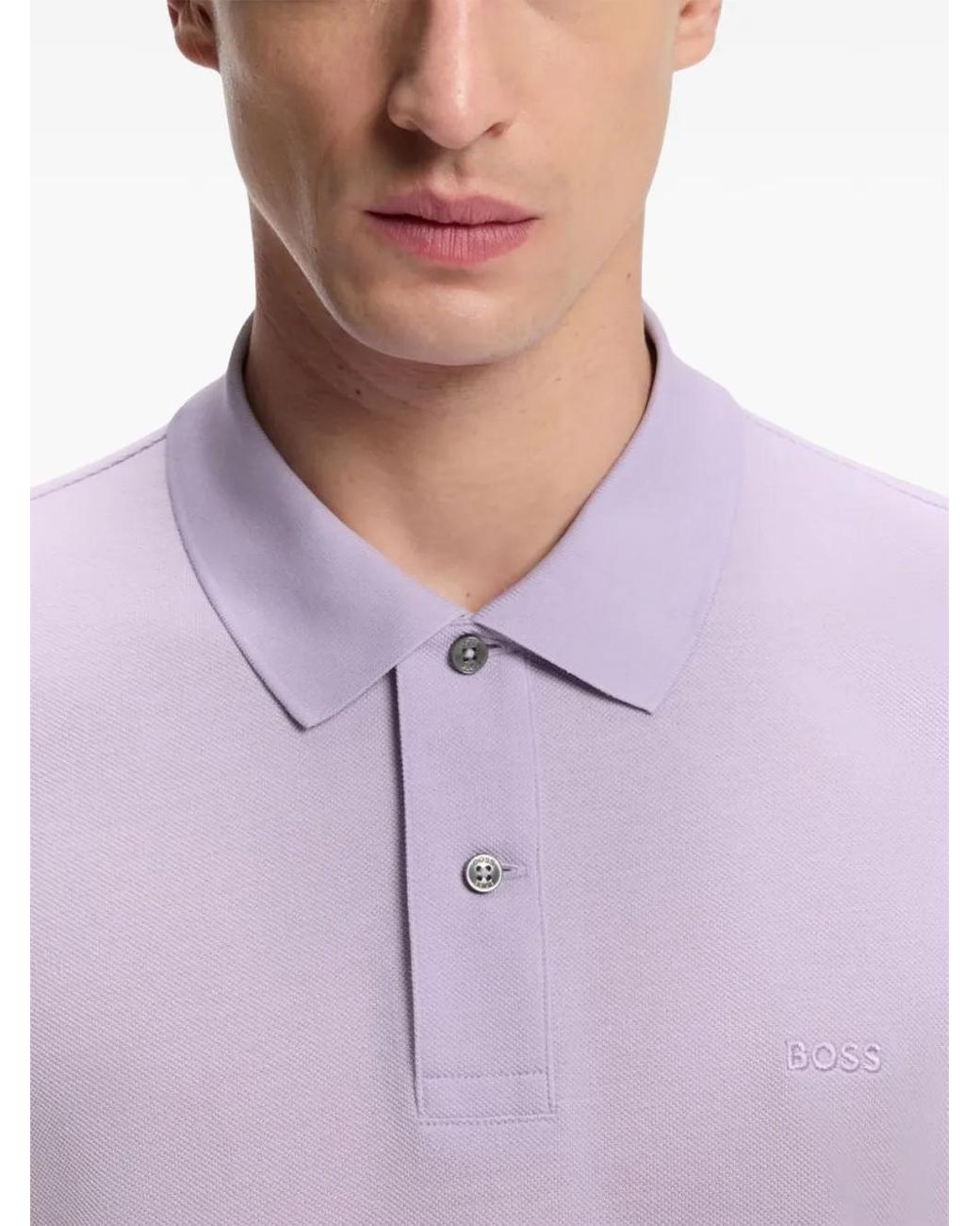 Boss Purple Pallas Polo Shirt for men